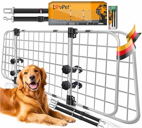 Produktbild von Lovpet Hundegitter Auto verstellbar mit Sicherheitsgurten