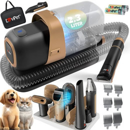 Produktbild von Lovpet Hundeschermaschine mit Staubsauger und Akku - 2,3 l