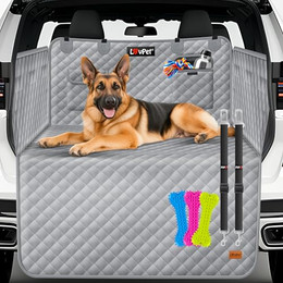 Produktbild von Lovpet Kofferraumschutz mit Seiten- und Ladekantenschutz Hundedecke für Auto-Rückbank