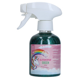 Produktbild von Lucky Horse Pferdespray Unicorn Glitzerspray grün - 250 ml