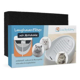 Produktbild von Lucky-Kitty Langhaar-Dauerfilter mit Aktivkohle