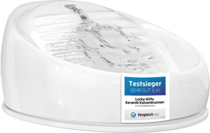 Produktbild von Lucky-Kitty Trinkbrunnen für Katzen aus Keramik 1,5 Liter