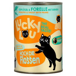 Produktbild von Lucky Lou Adult Geflügel & Forelle - 6 x 400 g