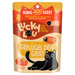 Produktbild von Lucky Lou Adult Geflügel Katzenfutter - 6 x 300 g