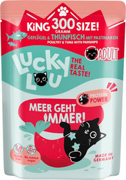 Produktbild von Lucky Lou Adult Geflügel & Thunfisch Nassfutter für Katzen - 24 x 300 g