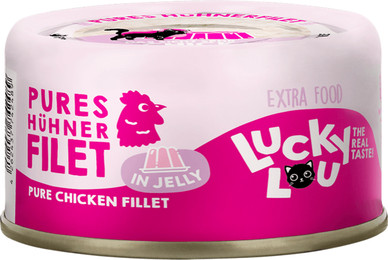 Produktbild von Lucky Lou Extra Food Hühnerfilet in Jelly - 70 g