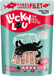Lucky Lou Extra Food Thunfischfilet in Jelly - 12 x 70 g – Bild 1 von 4