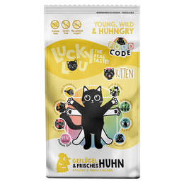 Produktbild von Lucky Lou Kitten Geflügel & Huhn - 2 x 340 g