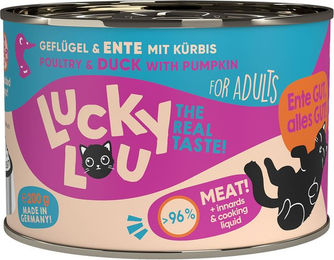 Produktbild von Lucky Lou Lifestage Adult Geflügel & Ente 6x200g