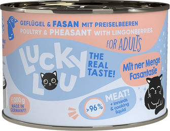 Produktbild von Lucky Lou Lifestage Adult Geflügel & Fasan 24x200g