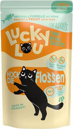Produktbild von Lucky Lou Lifestage Adult Geflügel & Forelle 16x125g