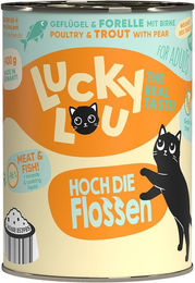 Produktbild von Lucky Lou Lifestage Adult Geflügel & Forelle 6x400g