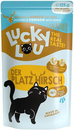 Produktbild von Lucky Lou Lifestage Adult Geflügel & Hirsch 16x125g