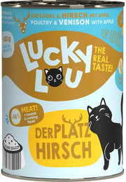 Produktbild von Lucky Lou Lifestage Adult Geflügel & Hirsch 24x400g