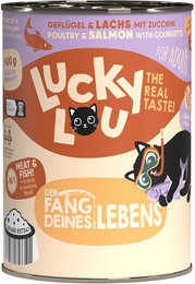 Produktbild von Lucky Lou Lifestage Adult Geflügel & Lachs - 24 x 400 g