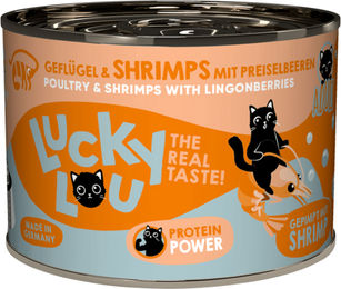 Produktbild von Lucky Lou Lifestage Adult Geflügel & Shrimps - 200 g