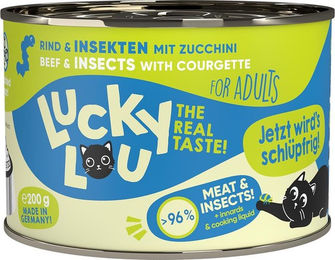 Produktbild von Lucky Lou Lifestage Adult Rind & Insekten 24x200g