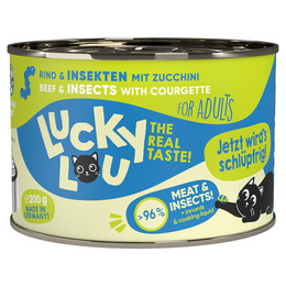 Produktbild von Lucky Lou Lifestage Adult Rind & Insekten - 6 x 200 g