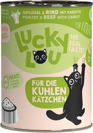 Produktbild von Lucky Lou Lifestage Kitten Geflügel & Rind - 24 x 400 g