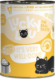 Produktbild von Lucky Lou Lifestage Sterilized Geflügel & Rind - 6 x 400 g