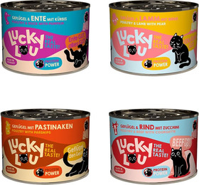 Produktbild von Lucky Lou Nassfutter Katze Adult Tasty-Mix - 6 x 200 g