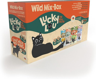 Produktbild von Lucky Lou Nassfutter Katze Adult Wild-Mix - 12 x 125 g