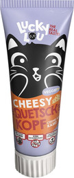 Produktbild von Lucky Lou Quetschkopf Käse Katzencreme - 12 x 75 g