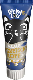 Produktbild von Lucky Lou Quetschkopf Lachs - 4 x 75 g