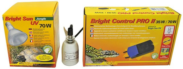 Produktbild von Lucky Reptile Bright Sun UV 70 W Komplettset Jungle