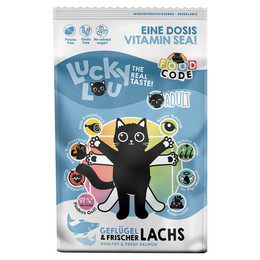 Produktbild von LuckyLou Cat Geflügel & Lachs - 750 g