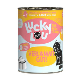 Produktbild von LuckyLou Cat Life Stage Adult Nassfutter Geflügel & Lamm - 6 x 400 g