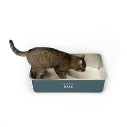 Produktbild von LucyBalu Edelstahl Katzentoilette STEELOO