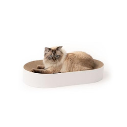 Produktbild von LucyBalu SCRATCHBED Katzen Kratzbett aus Wellpappe, rund, XXL