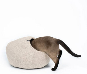 Produktbild von LucyBalu Tierbett Katzenhöhle aus Filz, Filzhöhle für Katzen, Kuschelhöhle für Katzen