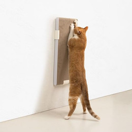 Produktbild von LucyBalu Wallpaper Katzen Kratzbrett aus Pappe mit Metallhalterung