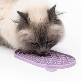 Produktbild von LucyBalu ZENPAD Katzen Schleckmatte Slow Feeder aus Silikon