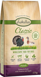 Produktbild von Lukullus Classic Truthahn & Ente getreidefrei - 2 x 12 kg