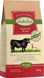Produktbild von Lukullus Kaltgepresst Kombi-Paket Adult Angus-Rind & Ente + Ente & Kalb