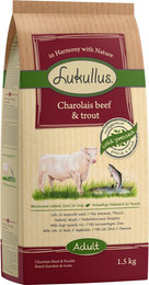 Produktbild von Lukullus Kaltgepresst Rind & Forelle - 4 x 1,5 kg