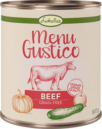 Produktbild von Lukullus Menu Gustico Rind mit Kürbis, Apfel und Oregano - 6 x 800 g