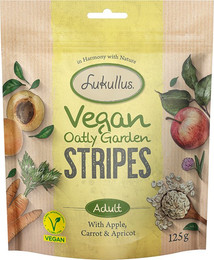 Produktbild von Lukullus Vegan Garden Stripes Apfel, Karotte & Aprikose - 3 x 125 g