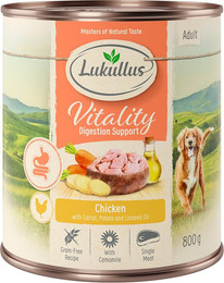 Produktbild von Lukullus Vitality Huhn getreidefrei - 6 x 800 g