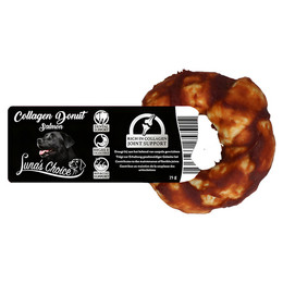Produktbild von Lunas Choice Hundesnack Collagen Chews Donut Lachs - 15 x 75 g