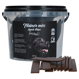 Produktbild von Lunas Choice Hundesnack Trainer Mix Lamb Strips - 500 g