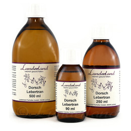 Produktbild von Lunderland Dorschlebertran - 500 ml