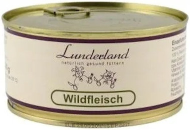 Produktbild von Lunderland Dose 300g Hundenassfutter 6 x 300 Gramm Wildfleisch