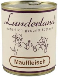Produktbild von Lunderland Dose 800g Hundenassfutter 6 x 800 Gramm Maulfleisch