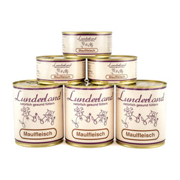 Produktbild von Lunderland Dosenfleisch Maulfleisch Rind - 2 x 800 g
