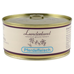 Produktbild von Lunderland Pferdefleisch Reinfleisch für Hunde - 12 x 300 g