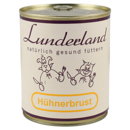 Produktbild von Lunderland Reinfleisch-Dose Hühnerbrust - 6 x 800 g